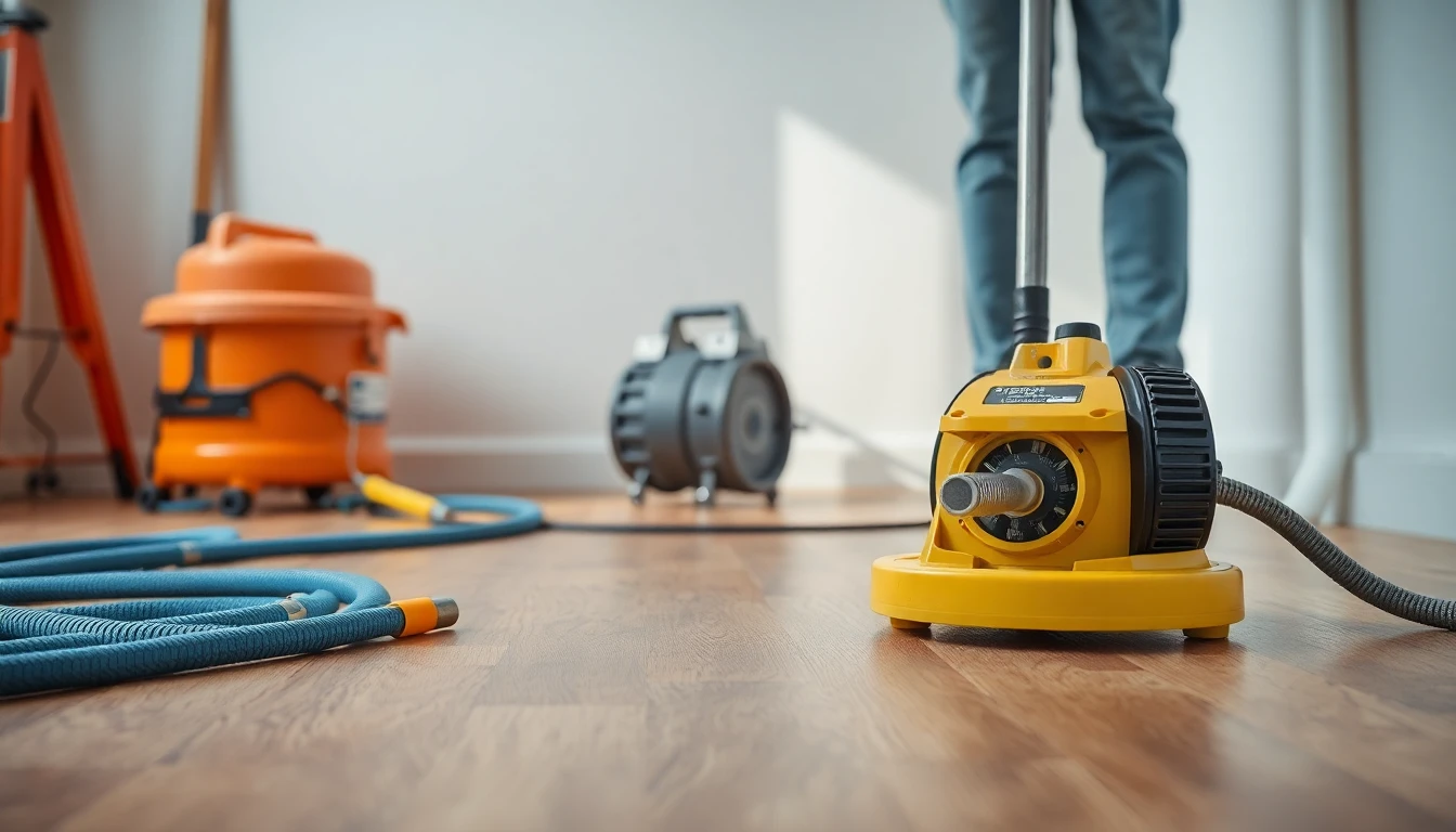 Hardwood Floor Drying