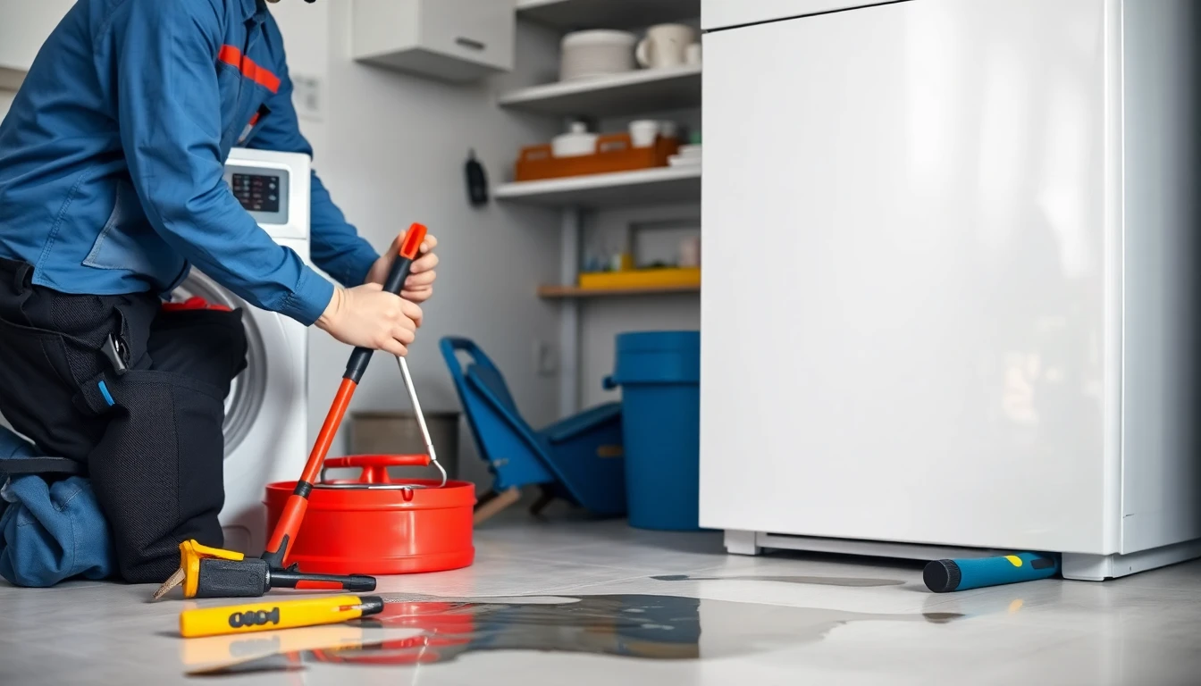 Appliance Leak Cleanup