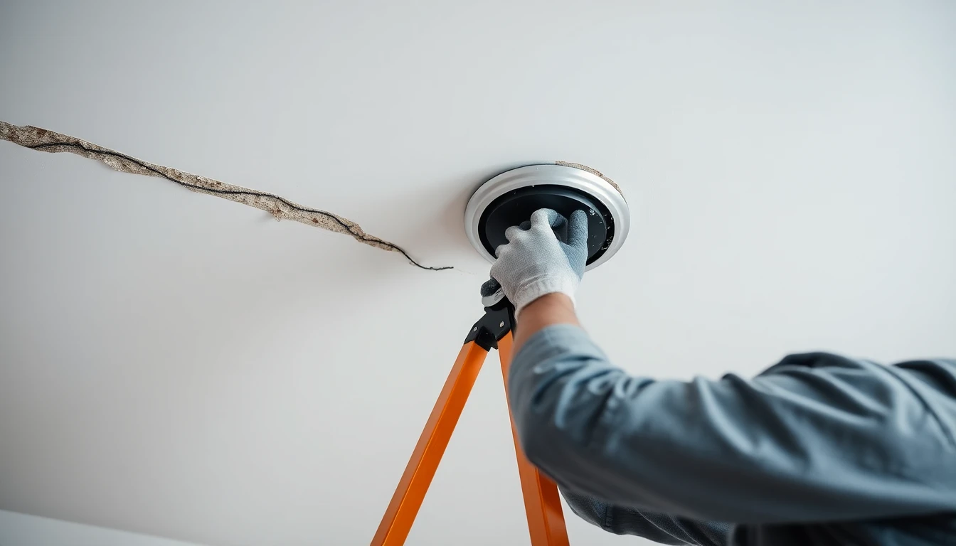 Ceiling Water Damage Repair
